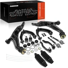 1997-2001 Honda CR-V A Set of 14 Control Arm and Ball Joint Full Kit Front Side A-Premium APCA3813