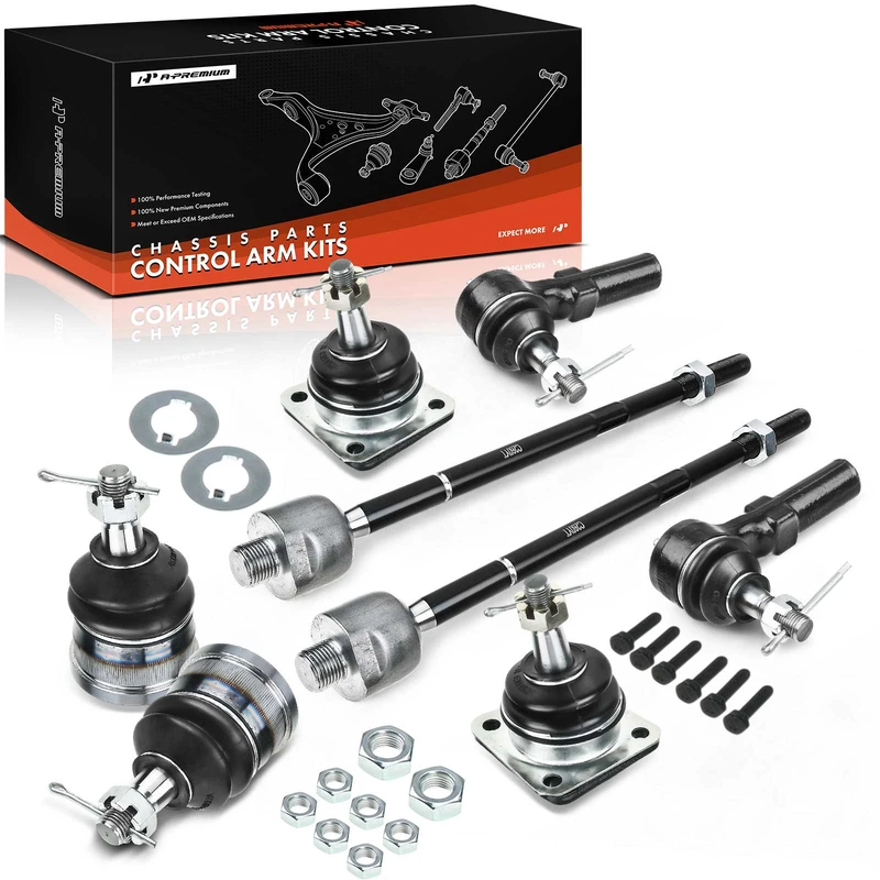 1993-2002 Pontiac Firebird A Set of 8 Control Arm and Ball Joint Full Kit Front Side A-Premium APCA0525