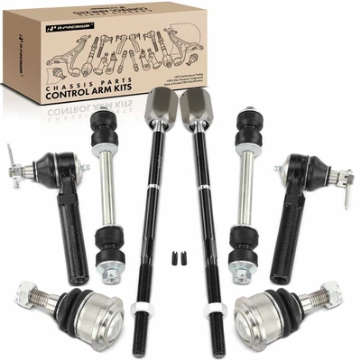 8 Pcs Front Stabilizer Bar Link Tie Rod End with Ball Joint
