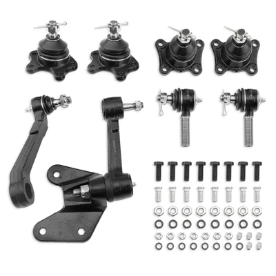 8 Pcs Outer Tie Rod End & Front Ball Joint