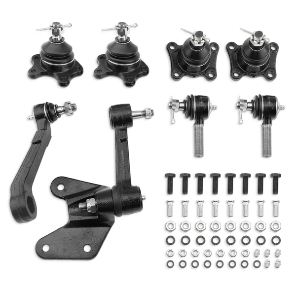 A Set of 8 Ball Joint Idler Arm and Tie Rod End Kit Front & Outer A-Premium APCA0621