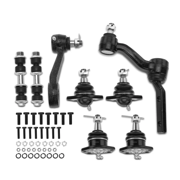 A Set of 8 Ball Joint Idler Arm and Sway Bar Link Kit Front Side A-Premium APCA0634