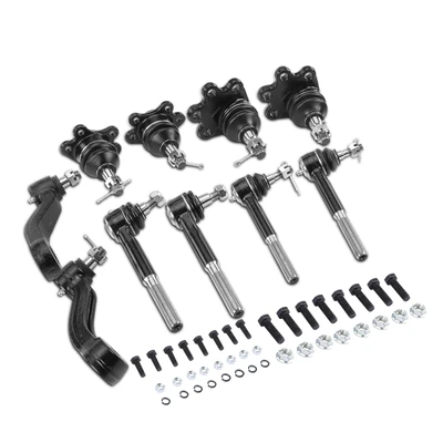 10 Pcs Tie Rod End & Ball Joint & Idler & Pitman Arm