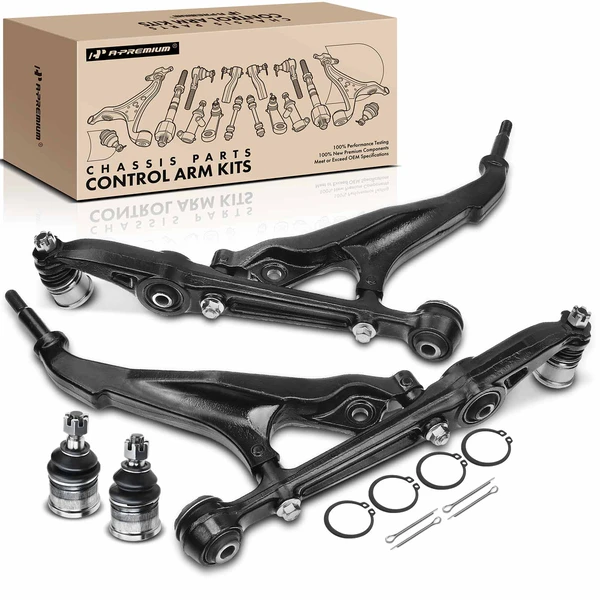 A Set of 4 Control Arm and Ball Joint Kit Front Side A-Premium APCA0737