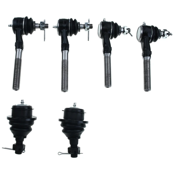 1997-1999 Ford F-250 A Set of 6 Ball Joint and Tie Rod End Kit Inner & Outer A-Premium APCA0743
