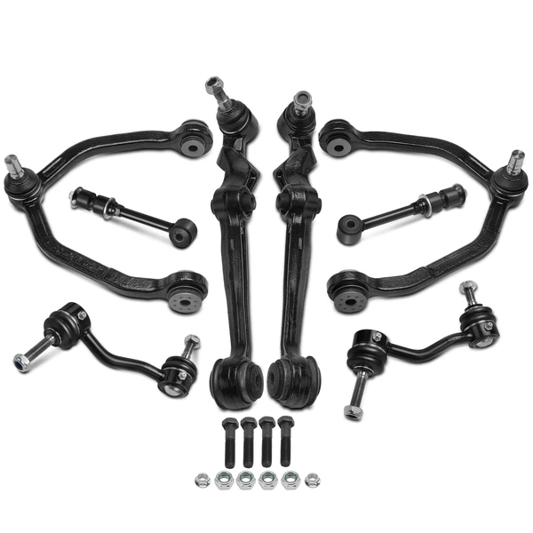A Set of 8 Control Arm and Sway Bar Link Kit Front & Rear A-Premium APCA0746