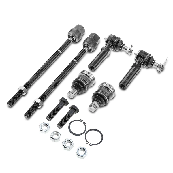 1991-1995 Dodge Caravan A Set of 6 Ball Joint and Tie Rod End Kit Front Side A-Premium APCA0760