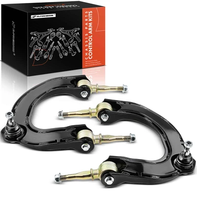 2 Pcs Front Upper Control Arm with Ball Joint
