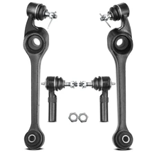 1991-1992 Saturn SC A Set of 4 Control Arm Ball Joint and Tie Rod End Kit Front Side A-Premium APCA0793