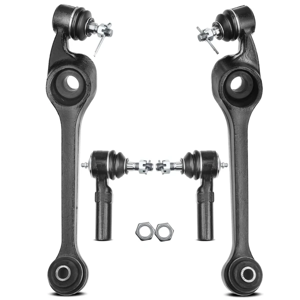 A Set of 4 Control Arm Ball Joint and Tie Rod End Kit Front Side A-Premium APCA0793