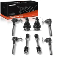 1998-2002 Lincoln Navigator A Set of 8 Ball Joint Sway Bar Link and Tie Rod End Kit Front Side A-Premium APCA0803