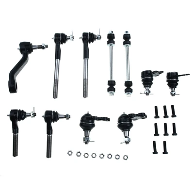 11 Pcs Front Sway Bar Link with Ball Joint Tie Rod End