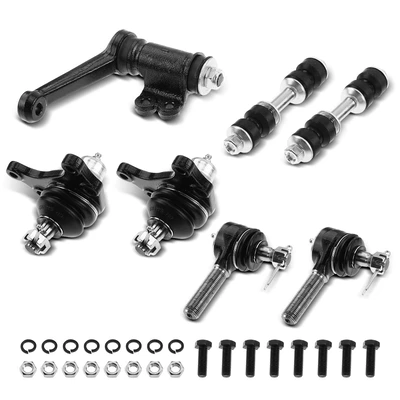 7 Pcs Front Stabilizer Bar Link Tie Rod End Ball Joint Idler Arm