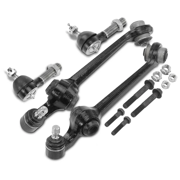 1993-1997 Chrysler Concorde A Set of 4 Control Arm Ball Joint and Tie Rod End Kit Front Side A-Premium APCA0925