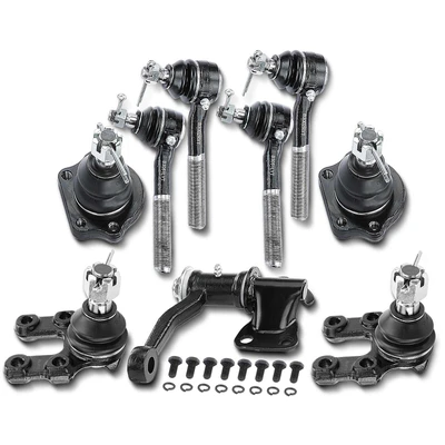 9 Pcs Ball Joint & Tie Rod End & Idler Arm