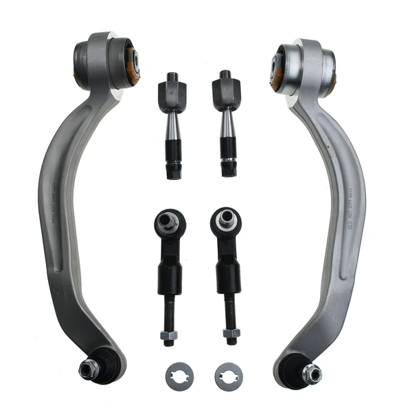 2001-2003 Audi S8 A Set of 6 Control Arm Ball Joint and Tie Rod End Kit Front Side A-Premium APCA0971