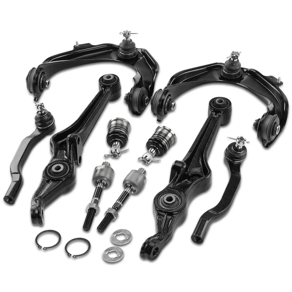 2001-2003 Acura CL A Set of 10 Control Arm Ball Joint and Tie Rod End Kit Front Side A-Premium APCA1034