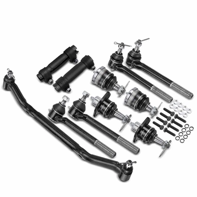 11 Pcs Inner & Outer Tie Rod End & Ball Joint