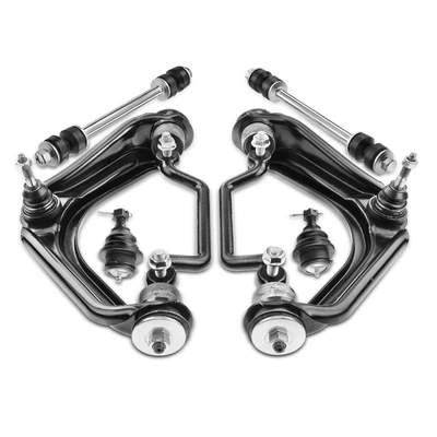 6 Pcs Front Control Arm Sway Bar Link