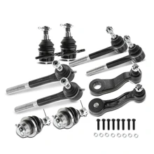 10 Pcs Front Control Arm Tie Rod End Ball Joint