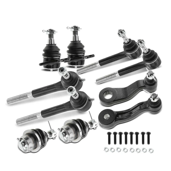 A Set of 10 Ball Joint Idler Arm and Tie Rod End Kit Front Side A-Premium APCA1125