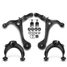 8 Pcs Front Lower & Upper Control Arm & Ball Joint