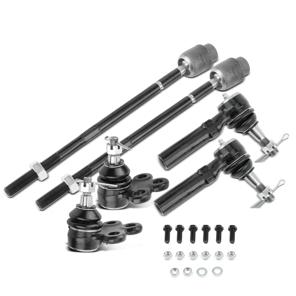 1998-2002 Oldsmobile Intrigue A Set of 6 Ball Joint and Tie Rod End Kit Front Side A-Premium APCA1188
