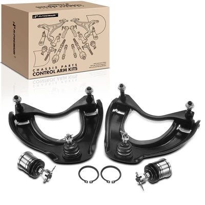 4 Pcs Front Control Arm & Ball Joint