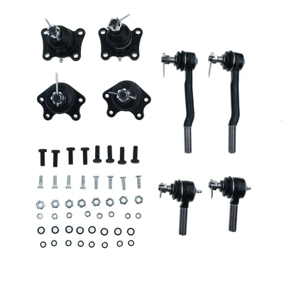 8 Pcs Inner & Outer Tie Rod End with Ball Joint