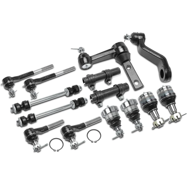 A Set of 14 Ball Joint and Sway Bar Link Full Kit Front & Rear A-Premium APCA1301