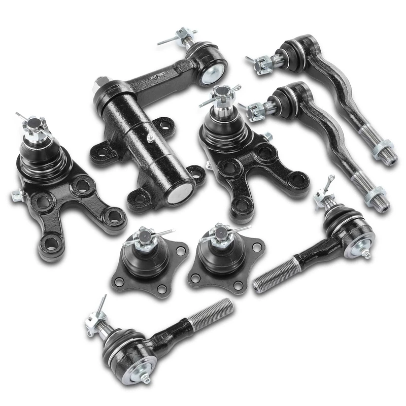 Ball Joint + Tie Rod End + Idler Arm, Set of A Set of 9, Front Inner & Outer, A-Premium APCA1353