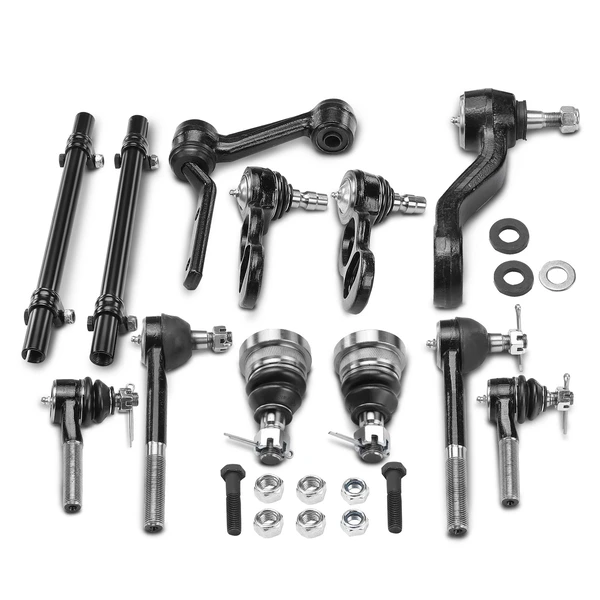 1995-2002 Mercury Grand Marquis A Set of 12 Ball Joint and Tie Rod End Full Kit Front Inner & Outer A-Premium APCA1355