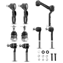 1992-1994 Mercury Grand Marquis A Set of 9 Ball Joint Idler Arm and Tie Rod End Kit Front, Inner & Outer A-Premium APCA1361