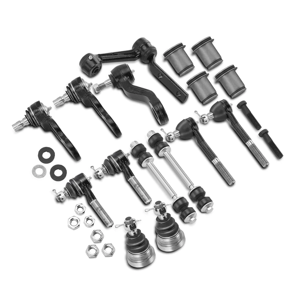 1995-2002 Mercury Grand Marquis A Set of 14 Control Arm and Ball Joint Full Kit Front & Rear, Inner & Outer A-Premium APCA1379