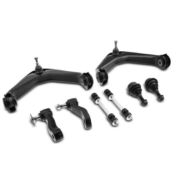 2002-2006 Chevrolet Avalanche 2500 A Set of 8 Control Arm and Ball Joint Full Kit Front Side A-Premium APCA1391