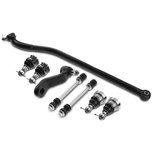 1994-1996 Dodge Ram 2500 A Set of 8 Ball Joint Pitman Arm Sway Bar Link Track Bar Kit Front Side A-Premium APCA1412