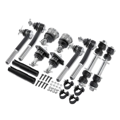 12 Pcs Stabilizer Bar Link & Tie Rod End & Ball Joint kit