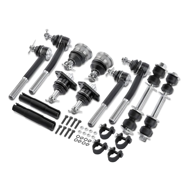 1977-1984 Cadillac DeVille A Set of 12 Ball Joint Adjusting Sleeve Sway Bar Link Tie Rod End Kit Front Side A-Premium APCA1415