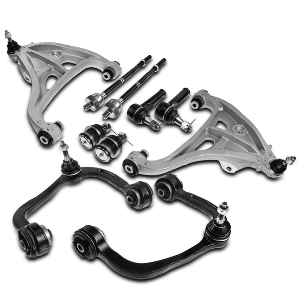 2004-2006 Ford F-150 A Set of 10 Control Arm Ball Joint and Tie Rod End Kit Front Side A-Premium APCA1417