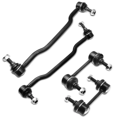 4 Pcs Front & Rear Stabilizer Bar End Link