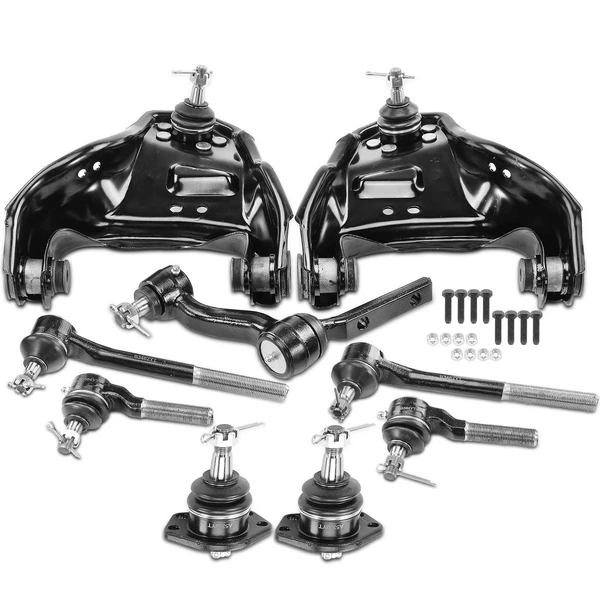 1998-2005 GMC Jimmy A Set of 9 Control Arm Ball Joint Idler Arm Tie Rod End Kit Front Side A-Premium APCA1440