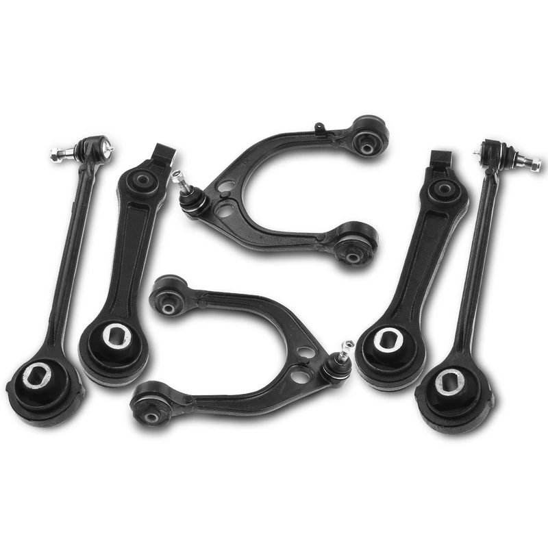 6 Pcs Front Lower & Upper Control Arm for Chrysler 300 Dodge Challenger Charger