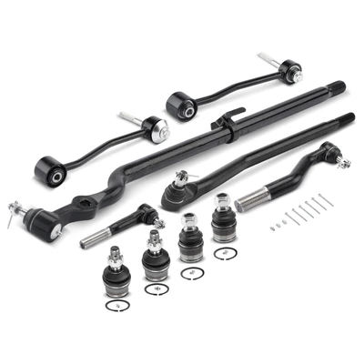 10 Pcs Front Stabilizer Bar End Link Tie Rod End Kit
