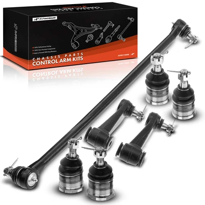 7 Pcs Front Idler Arm & Drag Link Ball Joint Kit