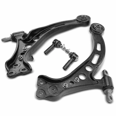 4 Pcs Front Control Arm & Tie Rod End