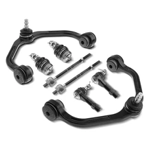 8 Pcs Front Control Arm Tie Rod End Ball Joint