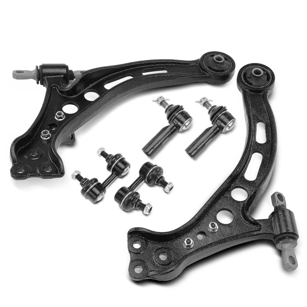 1995-1996 Toyota Avalon A Set of 6 Control Arm Sway Bar Link and Tie Rod End Kit Front Side A-Premium APCA1507