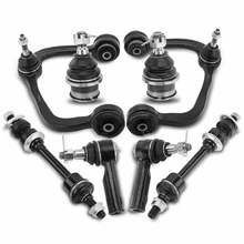 8 Pcs Control Arm with Ball Joint Stabilizer Bar Link for Ford F150 Lincoln