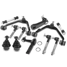 1998-2002 Lincoln Navigator A Set of 12 Control Arm and Ball Joint Full Kit Front Side A-Premium APCA1570