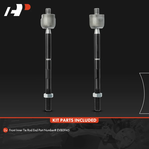 2 Pcs Front Inner Tie Rod End for Toyota Highlander 2004-2007 Lexus RX330 RX350